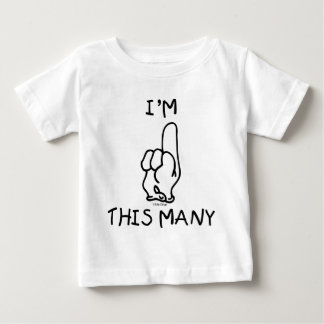 T-shirt Pour Bébé 1er Anniversaire T Chemise