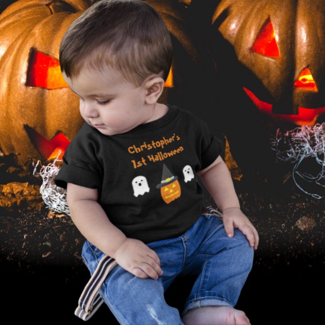 T-shirt Pour Bébé 1ère T-shirt bébé d'Halloween (Créateur téléchargé)