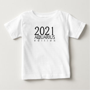 T-shirt Pour Bébé 2021 édition Aquarius avec symbole