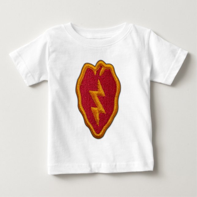 T-shirt Pour Bébé 25e ID Division d'infanterie Vettes Vétérinaires L (Devant)