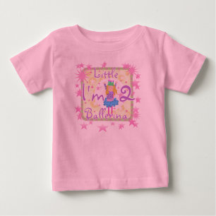 T-shirt Pour Bébé 2ème anniversaire de ballerine