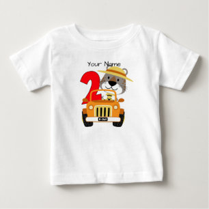 T-shirt Pour Bébé 2ème anniversaire de safari