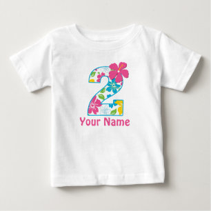 T-shirt Pour Bébé 2ème Chemise personnalisée tropicale