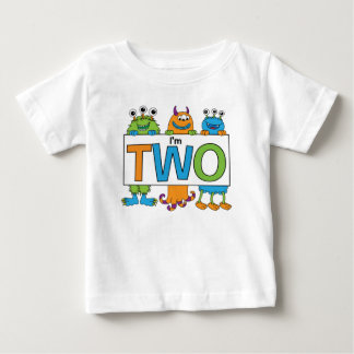 T-shirt Pour Bébé 2ème Pièce en t de monstre d'anniversaire