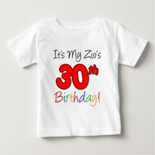 T-shirt Pour Bébé 30ème anniversaire de Zio