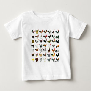 T-shirt Pour Bébé 49 coqs