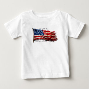 T-shirt Pour Bébé 4 juillet – Célébrez avec le drapeau américain