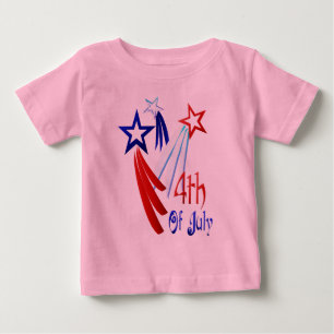 T-shirt Pour Bébé 4 juillet chemise