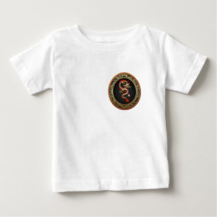 T-shirt Pour Bébé [600] Dragon chinois d'or Fucanglong