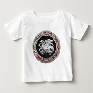 T-shirt Pour Bébé [600] Dragon islandais, Landvæ ttir [Argent]