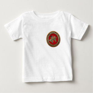 T-shirt Pour Bébé [600] Hokusai - Shoki Riding Shishi Lion