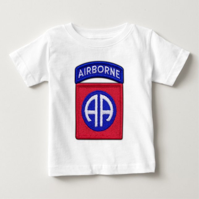 T-shirt Pour Bébé 82e ABN Airborne Div Vets LRRP (Devant)