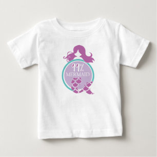 T-shirt Pour Bébé 99% Sirène