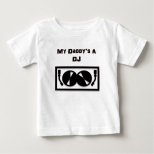 T-shirt Pour Bébé A DJ de mon papa