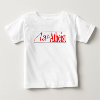 T-shirt Pour Bébé A est pour athée