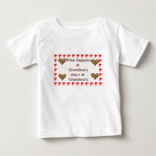 T-shirt Pour Bébé À la grand-maman