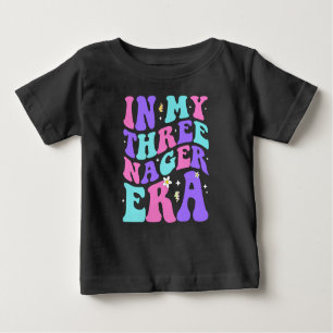 T-shirt Pour Bébé À mon ère de trois ans