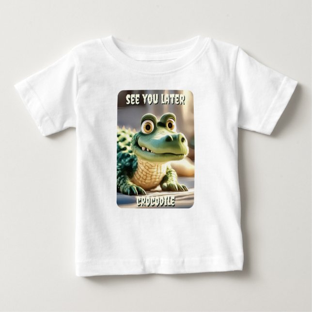 T-shirt Pour Bébé À plus tard (Devant)