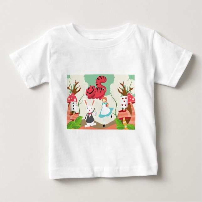 T-shirt Pour Bébé À Travers Le Verre (Devant)