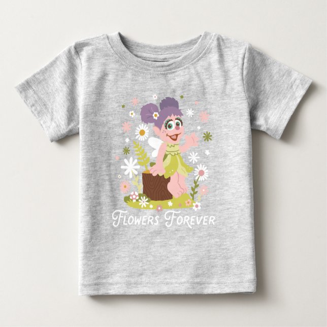 T-shirt Pour Bébé Abby Cadabby | Fleurs pour toujours (Devant)