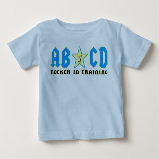 T-shirt Pour Bébé abcdbleu