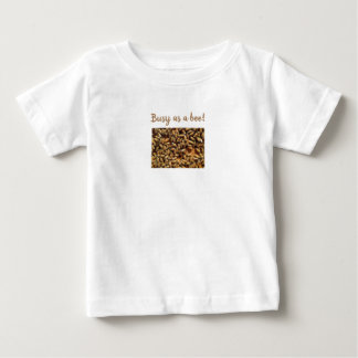 T-shirt Pour Bébé Abeille miel Bourdonnement Insecte Rucher