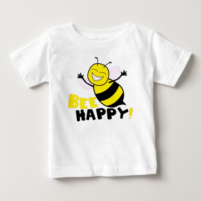 T-shirt Pour Bébé Abey Happy (Devant)
