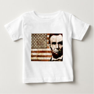 T-shirt Pour Bébé Abraham Lincoln