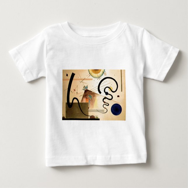 T-shirt Pour Bébé Abstrait Kandinsky (Devant)
