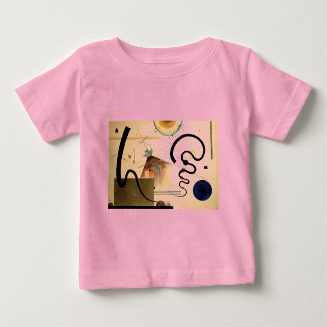 T-shirt Pour Bébé Abstrait Kandinsky (Devant)