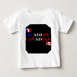 T-shirt Pour Bébé Acadien canadien