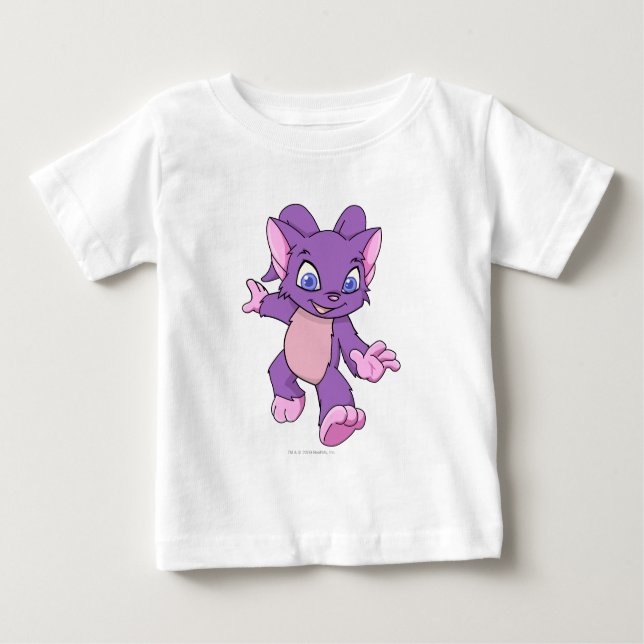 T-shirt Pour Bébé Acara violet (Devant)