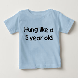 T-shirt Pour Bébé Accroché comme un vieux de cinq ans
