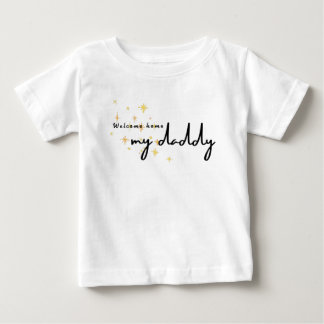 T-shirt Pour Bébé Accueil Papa