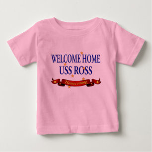 T-shirt Pour Bébé Accueil USS Ross
