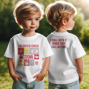 T-shirt Pour Bébé Acteur Professionnel Iconique Conçu Personnalisé
