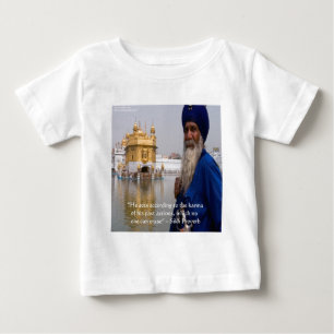 T-shirt Pour Bébé Actions sikh/Proverbe karma