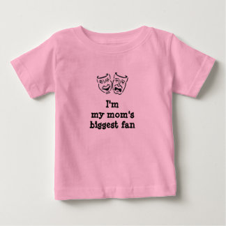 T-shirt Pour Bébé Actrice : Le plus grand fan de ma mère