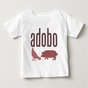 T-shirt Pour Bébé Adobo : Poulet et porc