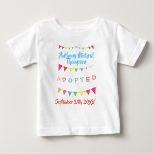 T-shirt Pour Bébé Adopté par Foster Care - Custom Name Shirt