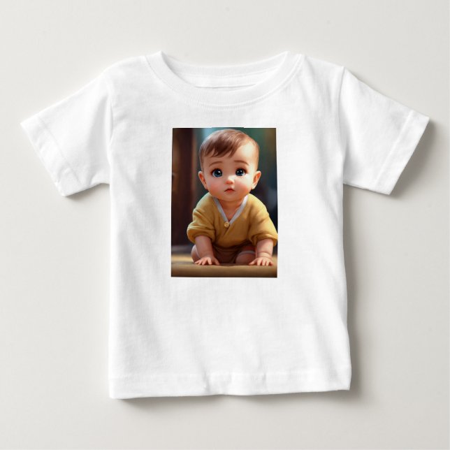 T-shirt Pour Bébé "Adorable Bliss : Baby Design Perfection" (Devant)