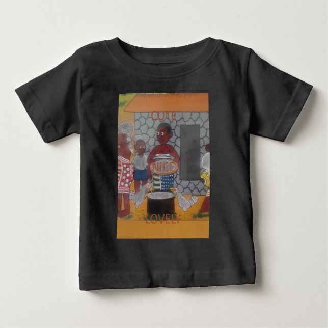 T-shirt Pour Bébé Africain traditionnel Homestead Lifestyle (Devant)