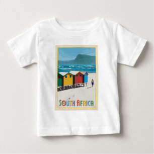 T-shirt Pour Bébé Afrique du Sud   Plage de Muizenberg