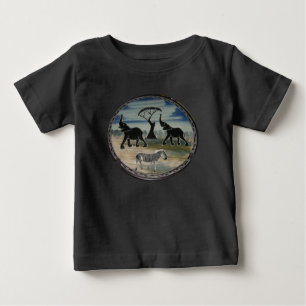 T-shirt Pour Bébé Afrique Kenya Belle faune élégante