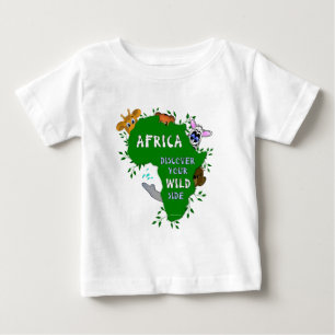 T-shirt Pour Bébé Afrique sauvage