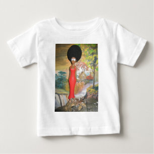 T-shirt Pour Bébé Afro Glam : Une beauté intemporelle