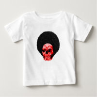 Afro Noir Crâne Rouge Exemple Le MUSÉE Zazzle Gif
