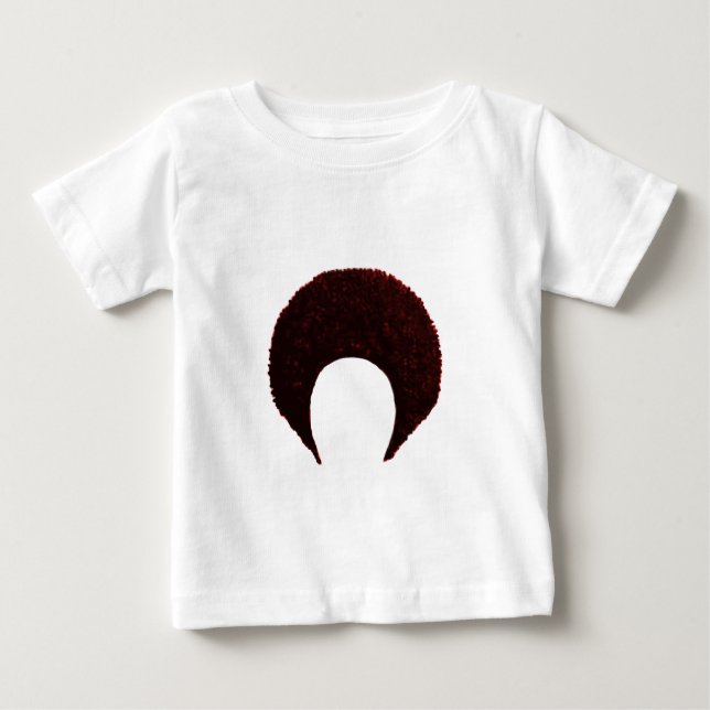 T-shirt Pour Bébé Afro Rouge Le MUSÉE Zazzle Cadeaux (Devant)