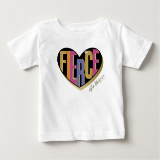 T-shirt Pour Bébé Afro Unicorn Fierce Heart Design