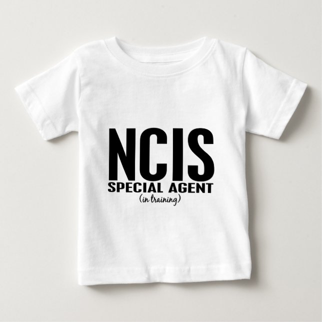 T-shirt Pour Bébé Agent Spécial Du SCEI En Formation 1 (Devant)